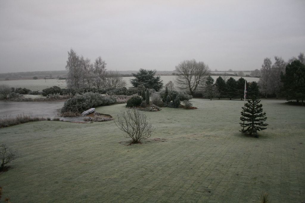 Frosting - Landscape in B&W